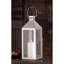 Lanterne en acier inoxydable et verre
