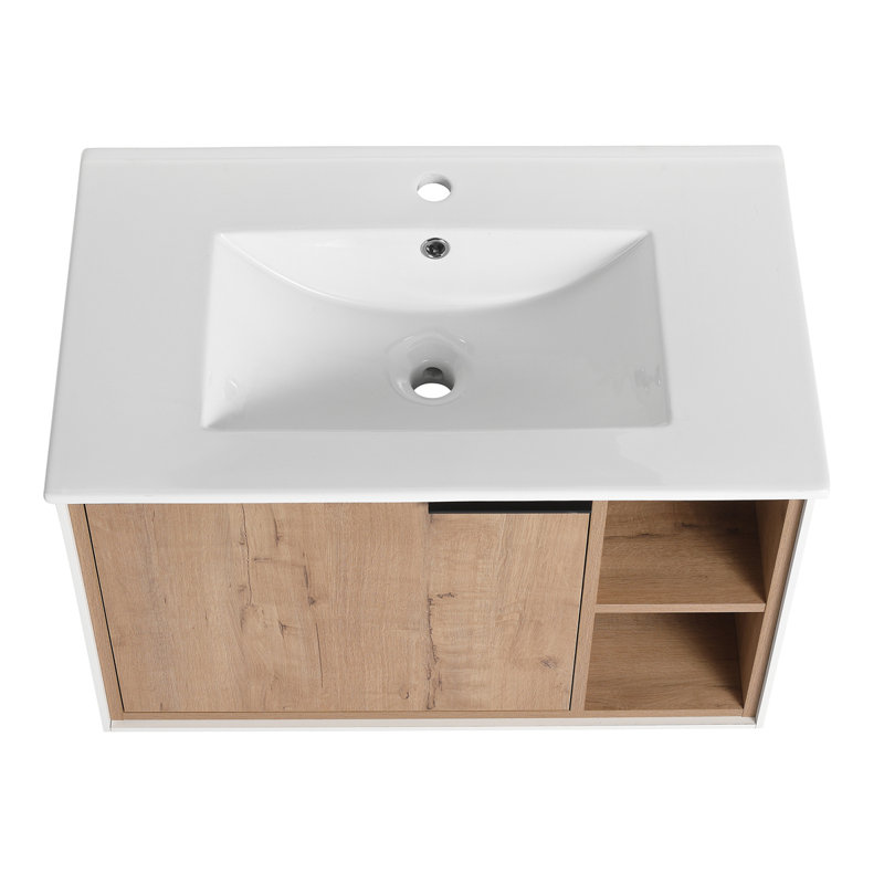 Floating Wall-Mounted Bathroom Vanity