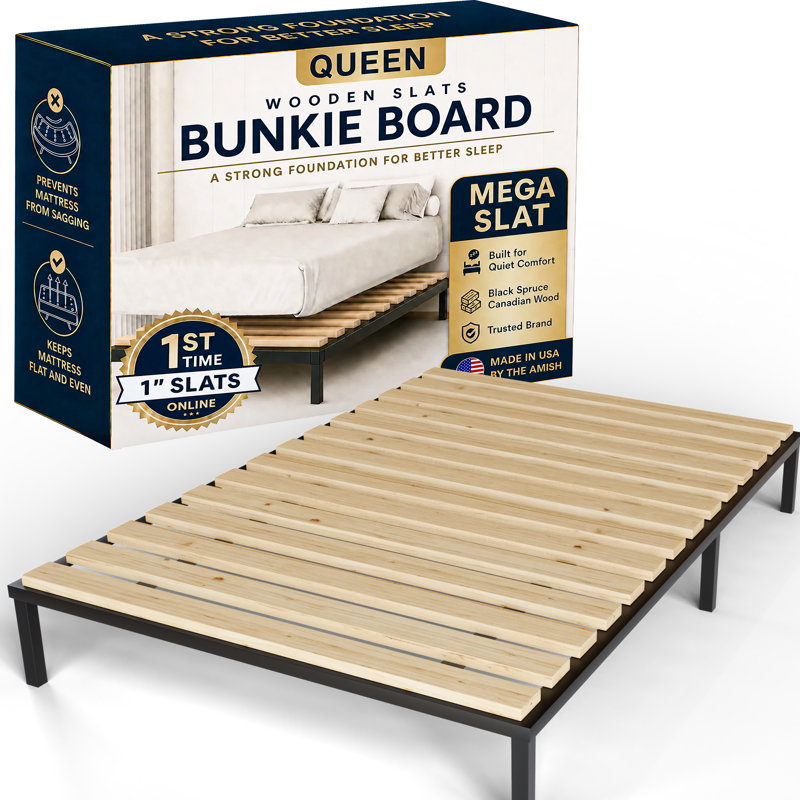 Planche de sommier en bois extra robuste 1 po, Grand