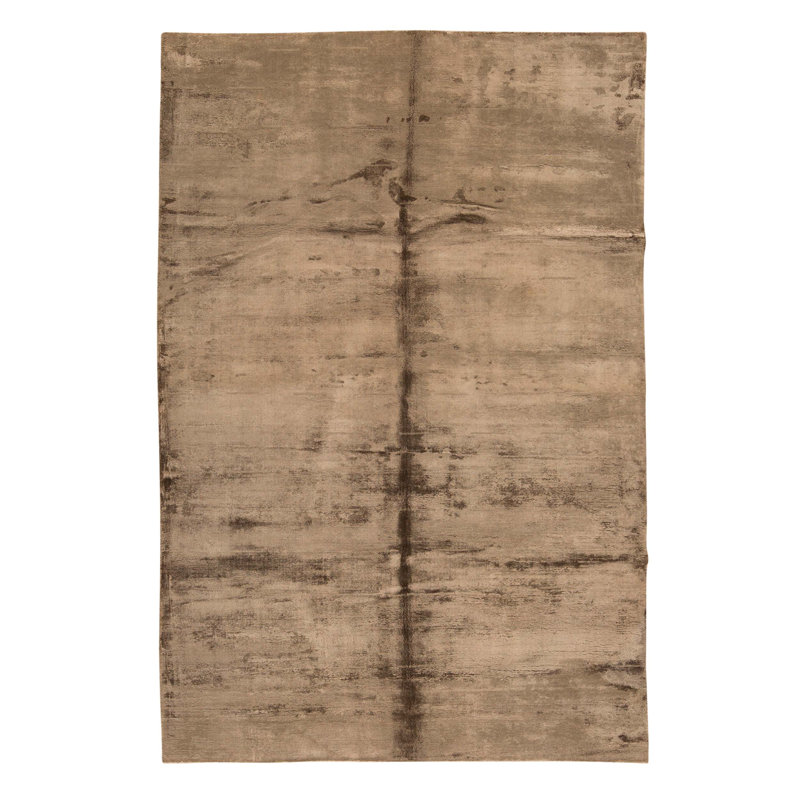 Tapis espresso noué à la main de haute qualité