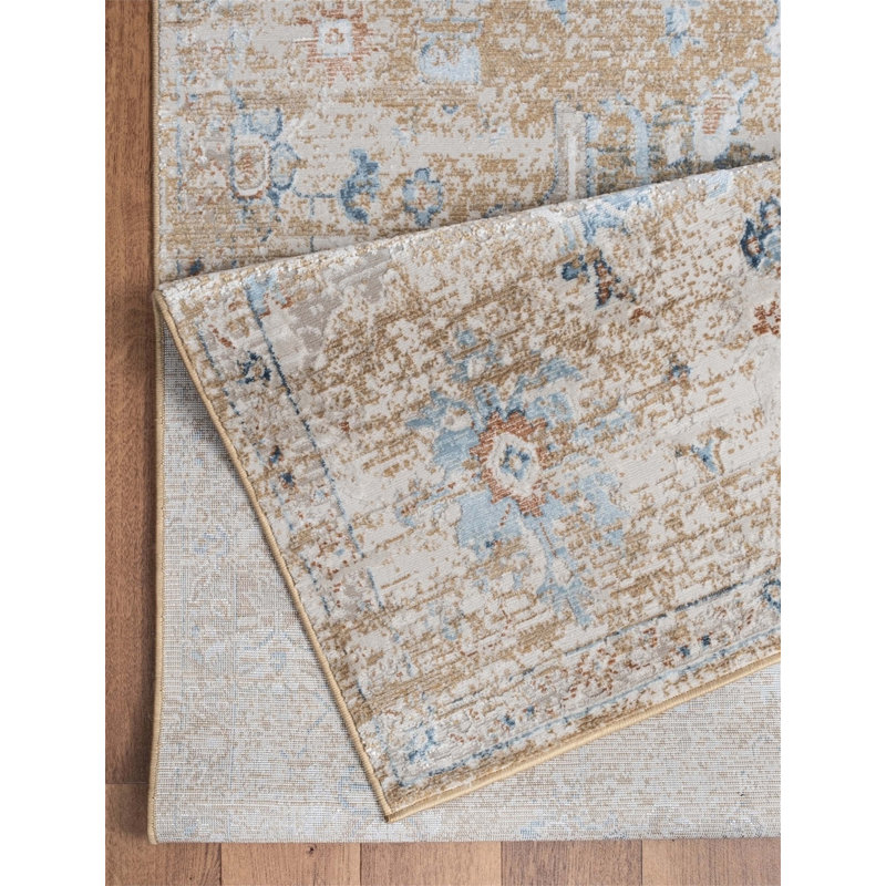 Noble Gold Area Rug, Runner 2'7' x 7'3'