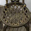 Persinger Cast Aluminium Garden Bistro Set with Parasol Hole for 2 Bronze