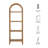 Vexley Tall Narrow Arched Bookshelf-115213847-115213848