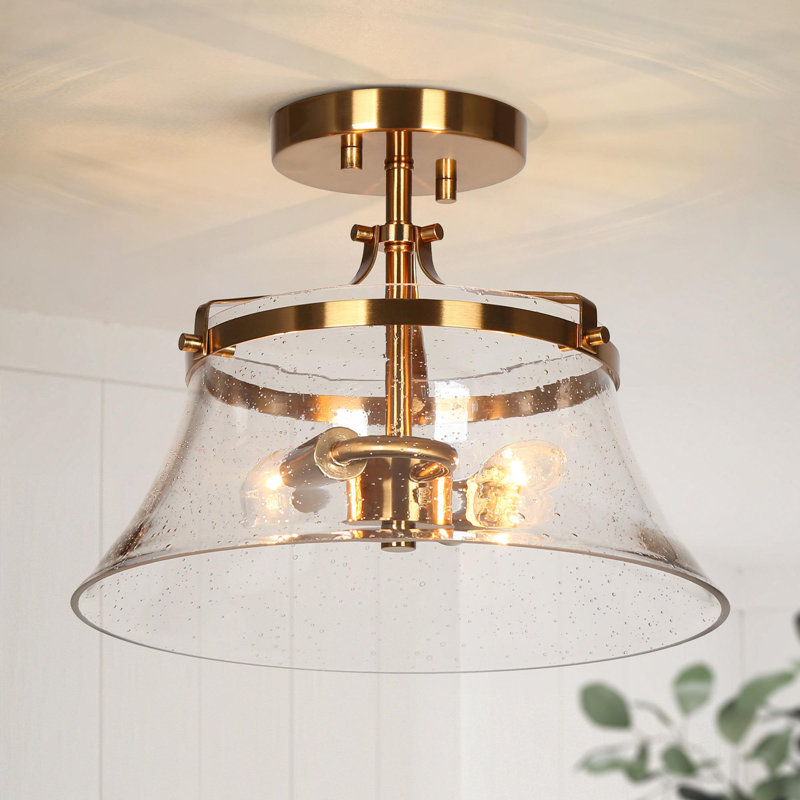 Plafonnier semi-encastré 2 lumières Spoutnik Berkley