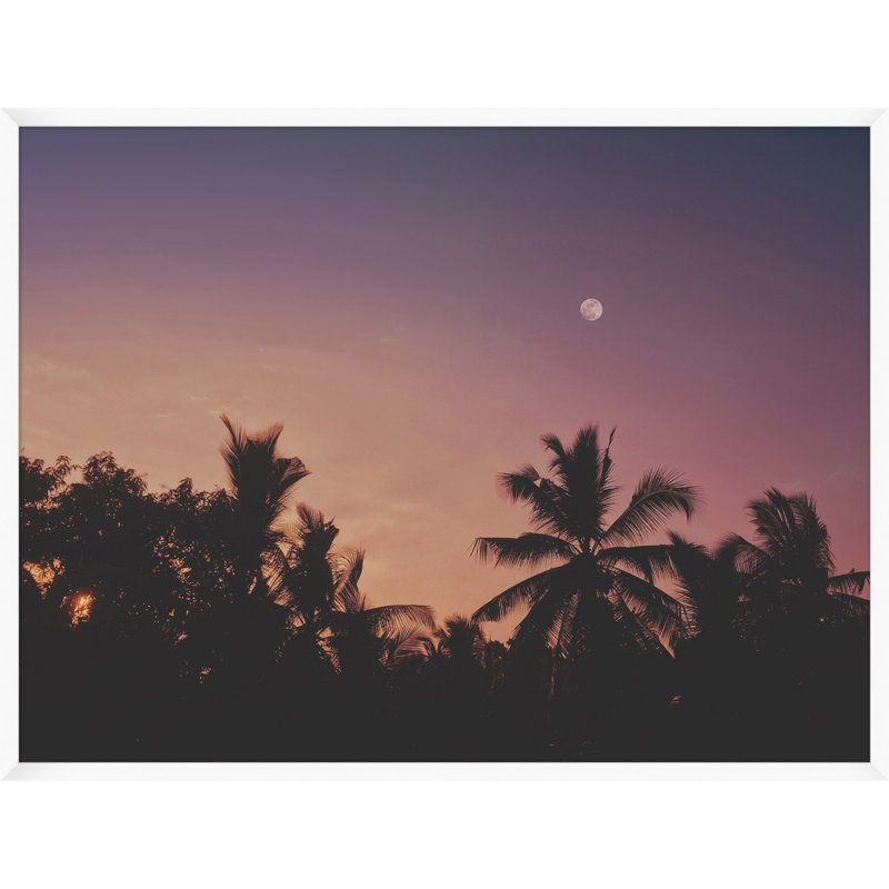 Sunset Moon Print by Mat Sanders