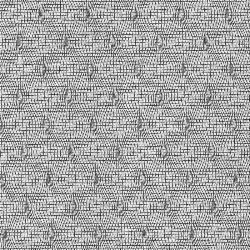 Tapis géométrique gris, Carré 7 pi