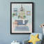 «Blue Bath I», peinture sur toile encadrée-2142061340-2142061313
