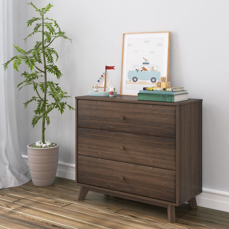 Commode 3 tiroirs Adrundhati, Noyer