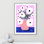 «White Poppies and Ladybirds», reproduction d'art par Nell