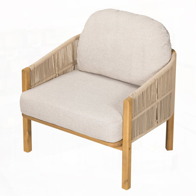 Outdoor Wood Club Chair
