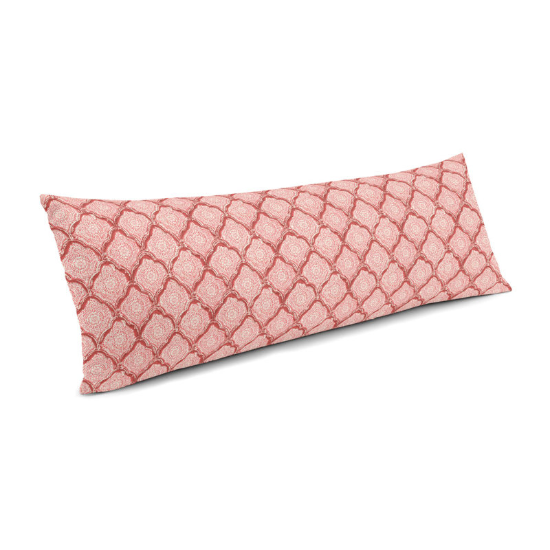 Housse et insert de coussin rectangulaire Sanganer, Gris, 14 po x 36 po