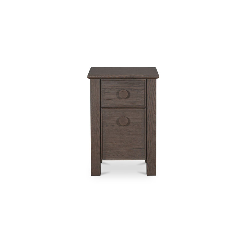 Loren Small Nightstand Dark Brown, Dark Brown
