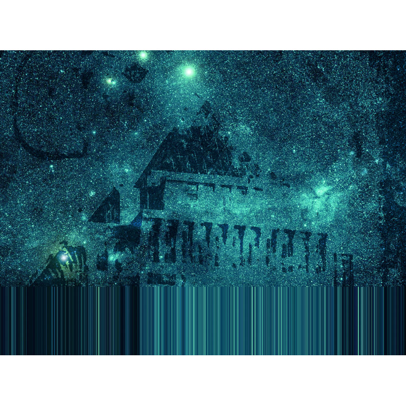 Building The Milky Way Print by Kevin Quinn, 17.25" H x 21.25" W