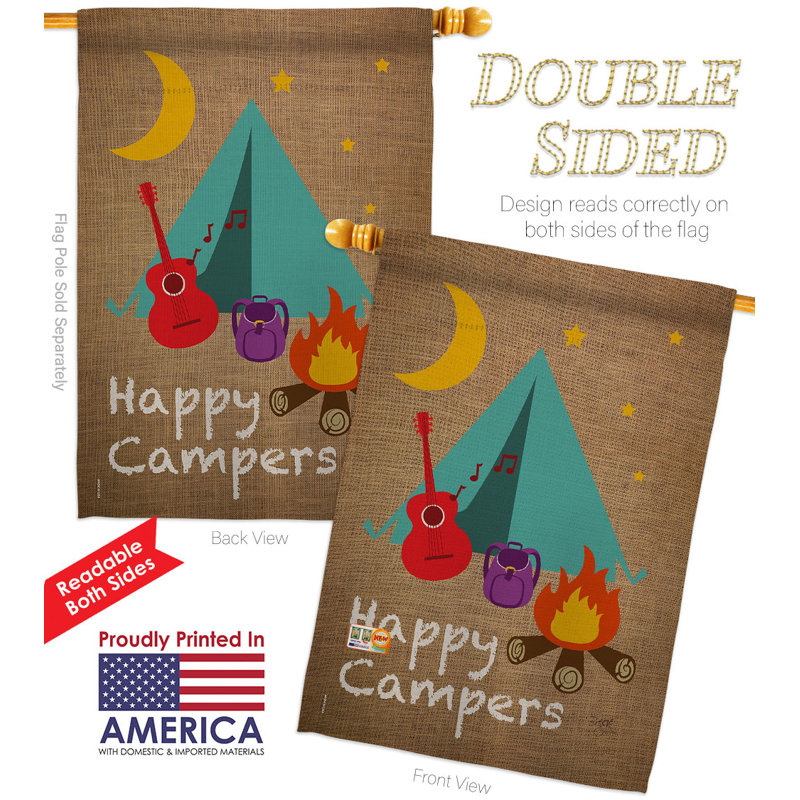 Double Sided 40'' H x 28'' W Polyester House Flag