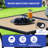 59"x38" Rectangle Dining Table Outdoor with Patio Umbrella Hole