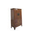 Antique Square-Corner Elm Armoire