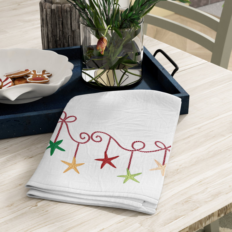Springville Tea Towel Kitchen Towel, Cranberry