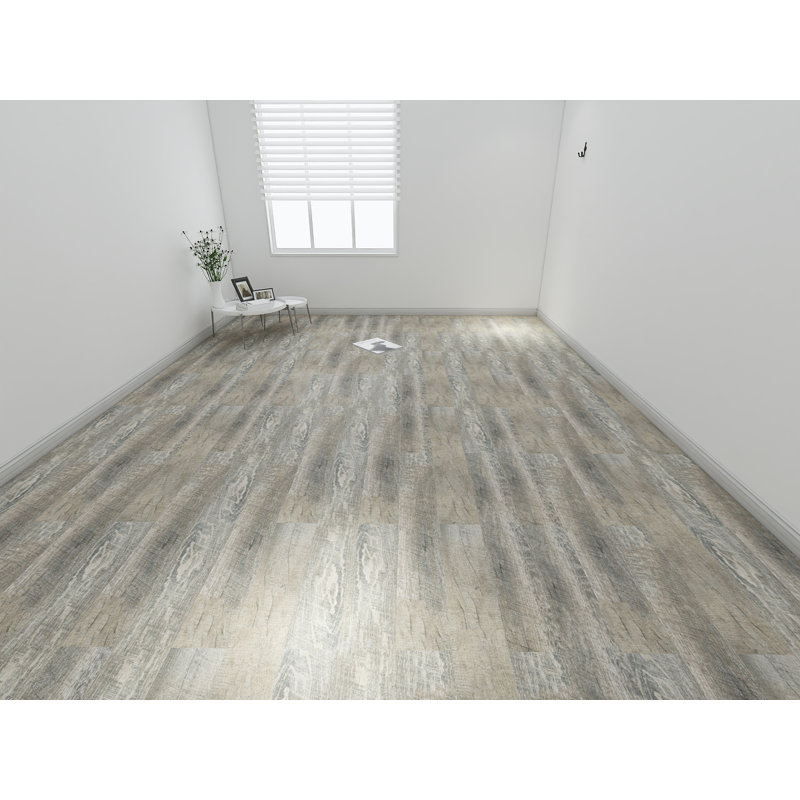 Planche de vinyle SPC 7 "x 48" x 5mm Luxury, Taupe