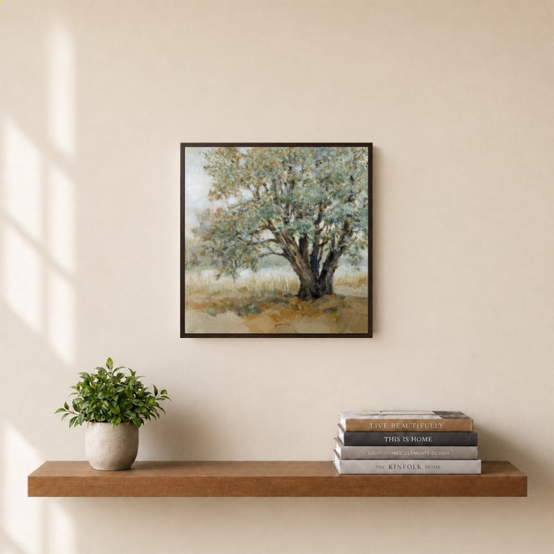 Autumn Oak Tree by Lanie Loreth - Graphic Art on Canvas