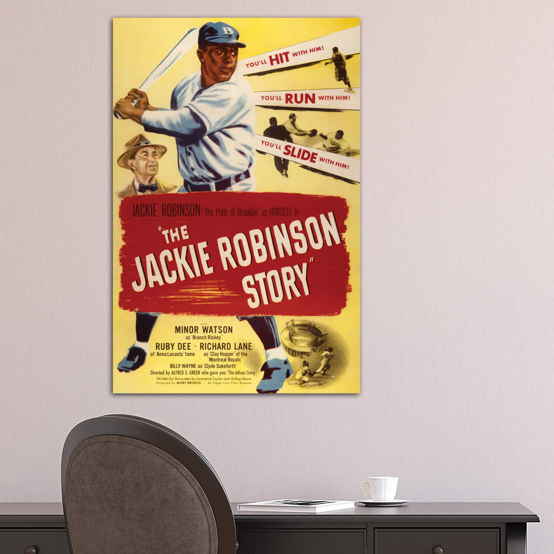 Leinwandbild The Jackie Robinson Story von Radio Days