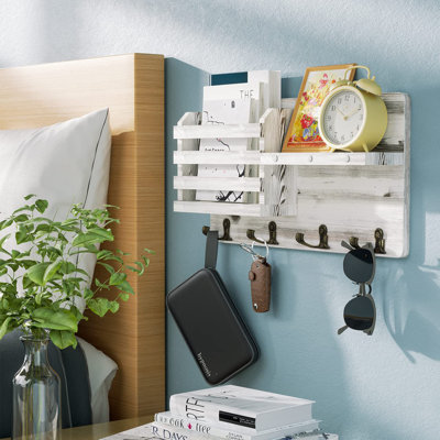 Manufactured Wood Wall Organizer