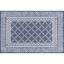 Tapis intérieur / extérieur bleu / blanc Rosenzweig-1343903568