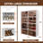 Shoe Rack,Expandable Multi-Functional Shoe Cabinet with Door, Up to 40 Pairs of Shoes.-1793673268