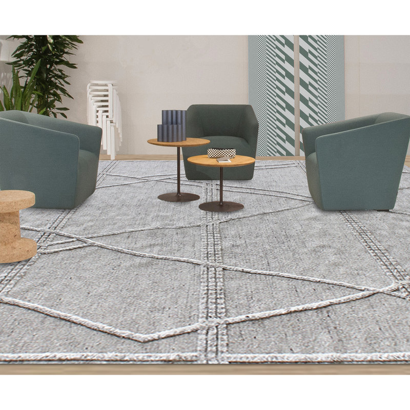 Moroccan Geometric Area Rug, Rectangle 8' x 10'