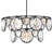 Nala 15-Light Two-Tier Drum Chandelier w/ Multi-Faceted Optic Crystal Glass-84742406