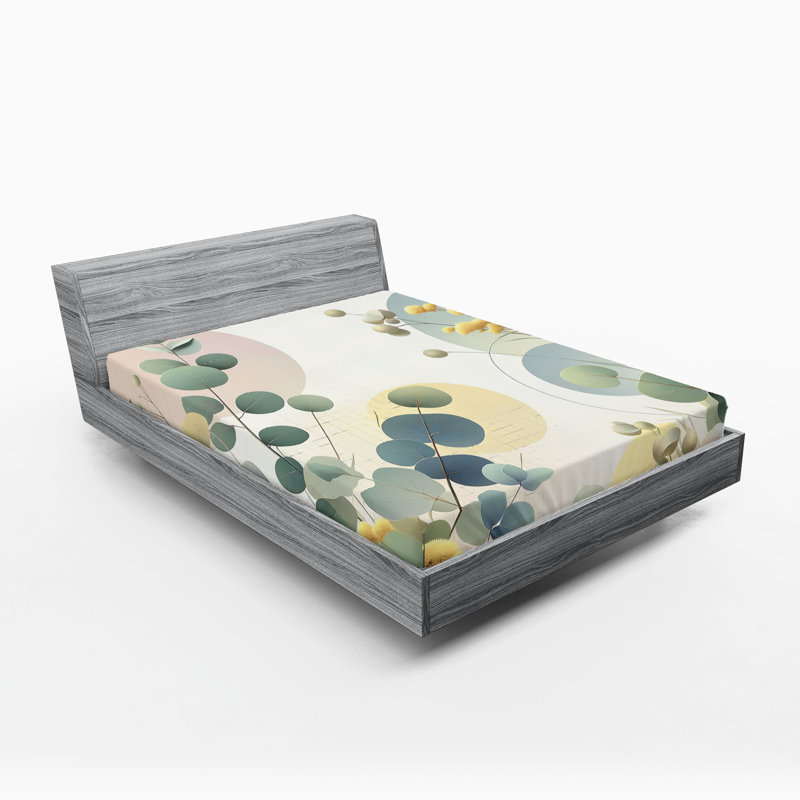 Drap-housse Ambesonne Eucalyptus, Drap-housse grand