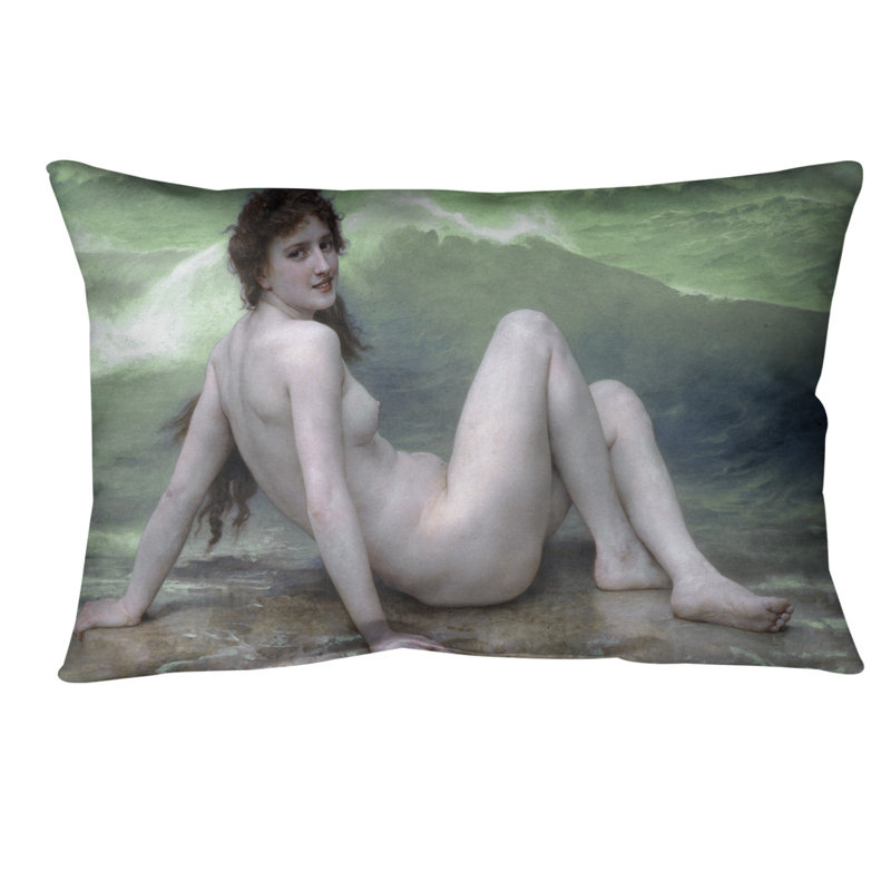 William-Adolphe Bouguereau la Vague, Bourre en polyester, Vert