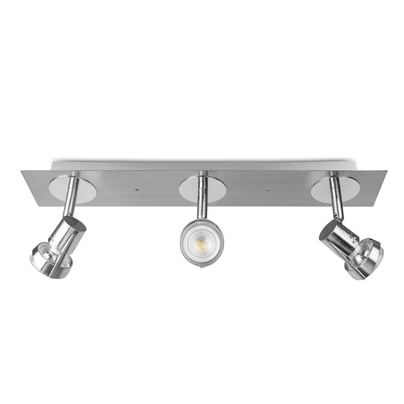 Luczak 3-light Directional Spot Plate Bar Flush Mount
