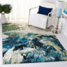 17 Stories Dowlen Performance Abstract Rug & Reviews | Wayfair