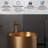 Venda Single-Hole Single-handle Bathroom Faucet with Drain Assembly-95992173