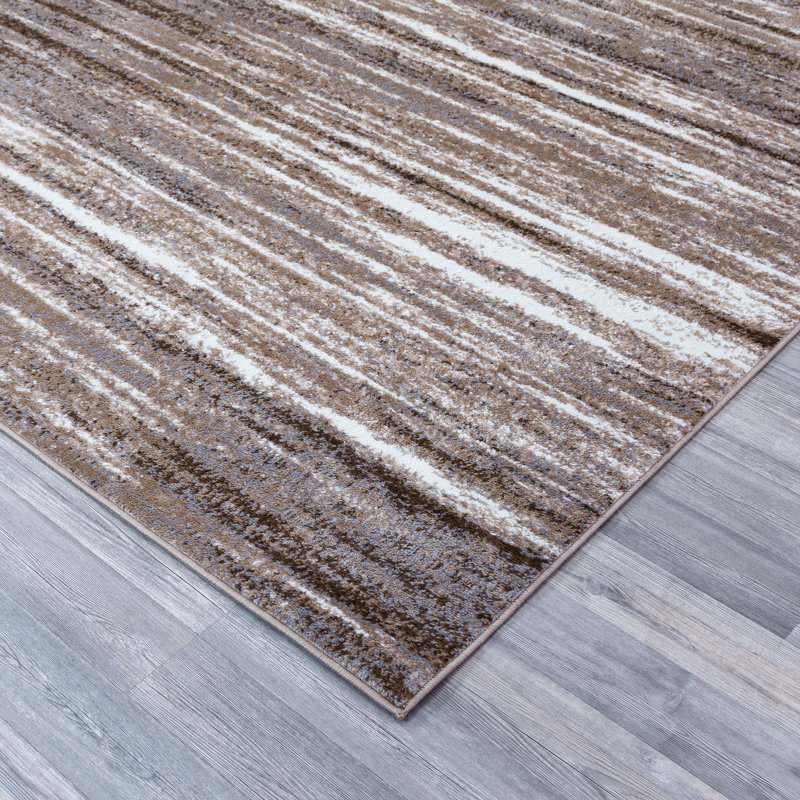Ladner Geometric Area Rug, Rectangle 80 x 150cm
