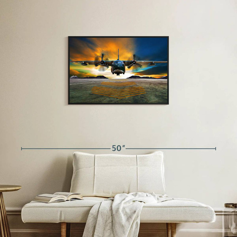 Mehar Air Force Aircraft, 21" H x 31" W