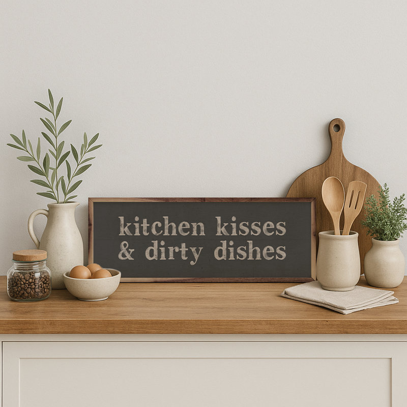 Kitchen Kisses, H 4 po x l 12 po