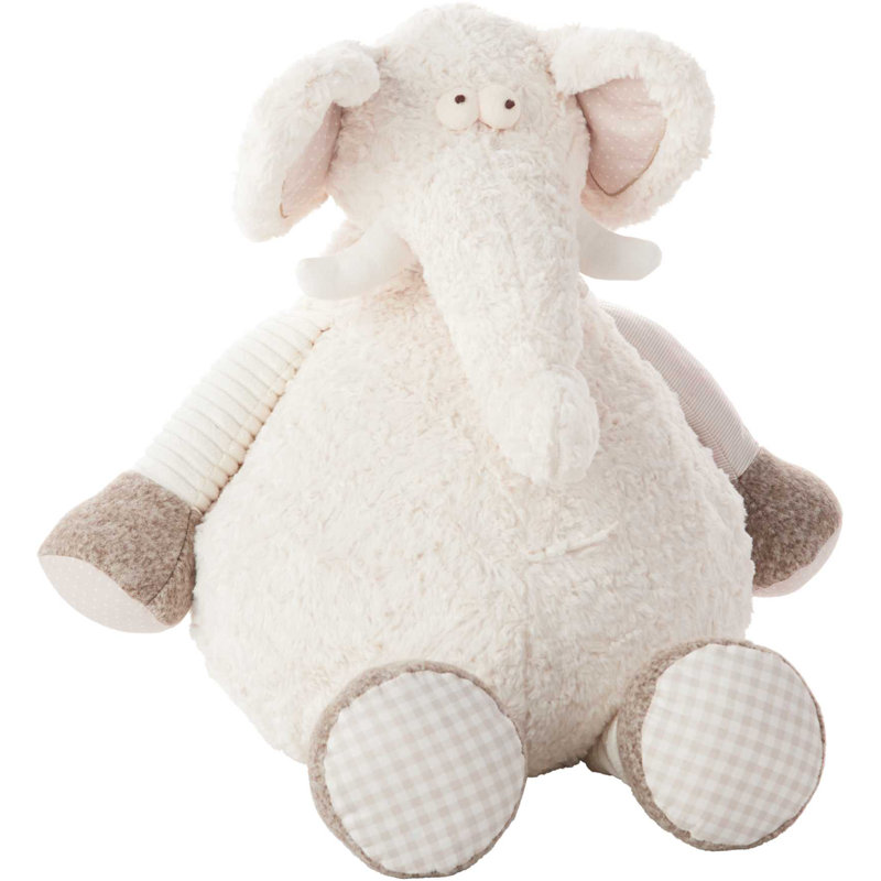 Kecha Stuffed Elephant Novelty Pillow Cover & Insert