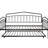 Twin Daybed With Trundle, Black - Metal, Bedroom Observable Regal