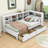 Haileyjo Wood Daybed with 2 Drawers,USB Charging and Shelves-1702522328-1702522331
