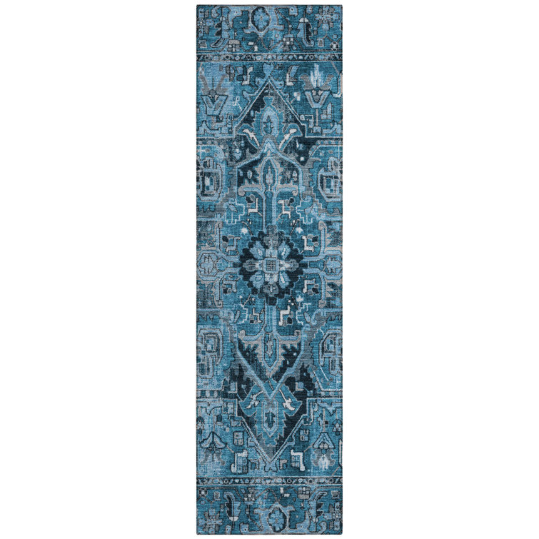 Mexia Washable Oriental Indoor / Outdoor Rug