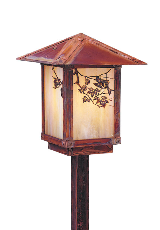 McLoud Lantern Head, Sycamore, Raw Copper, Gold White Iridescent