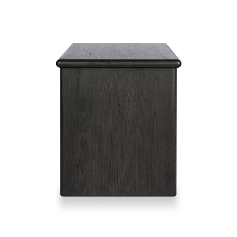 Denton Standing Desk-Smoked Black Sungkai Veneer-Thick
