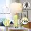 Lampe de table en verre Taifa avec veilleuse et ports de charge USB-2101265541