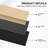 2 PCS 106"L x 12.6"W Acoustic Slat Wall Panels, Eco-Wood Look for Home/Office Wall & Ceiling (18.56 sq. ft.)-110963844