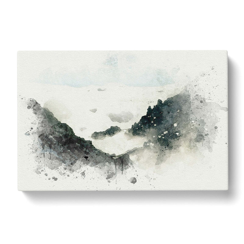 Misty Tatra Mountains In Slovakia In Abstract - Wrapped Canvas Painting, 50cm H x 76cm W x 3cm D