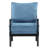 Lorentz Modern Farmhouse Accent Chair 25.5" Wide with Turned Wood and Solid Frame-867142253-867142249