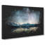Mountain Star Reflection In Italy - Wrapped Canvas Painting-56644323