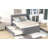Upholste Platform Bed With Trundle
