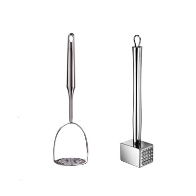 Kitchen Utensils, Stainless Steel Meat Tenderizer And Potato Masher -  APARTMENTS, APARTMENTS91a8932
